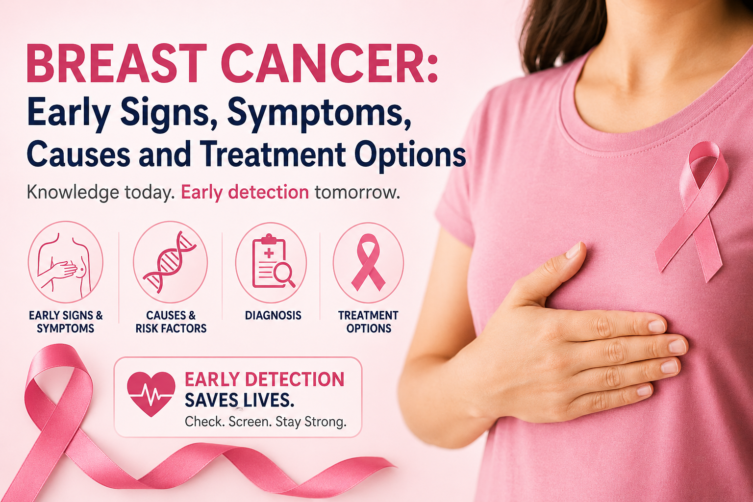 Breast Cancer: Early Signs, Symptoms, Causes & Treatment Options